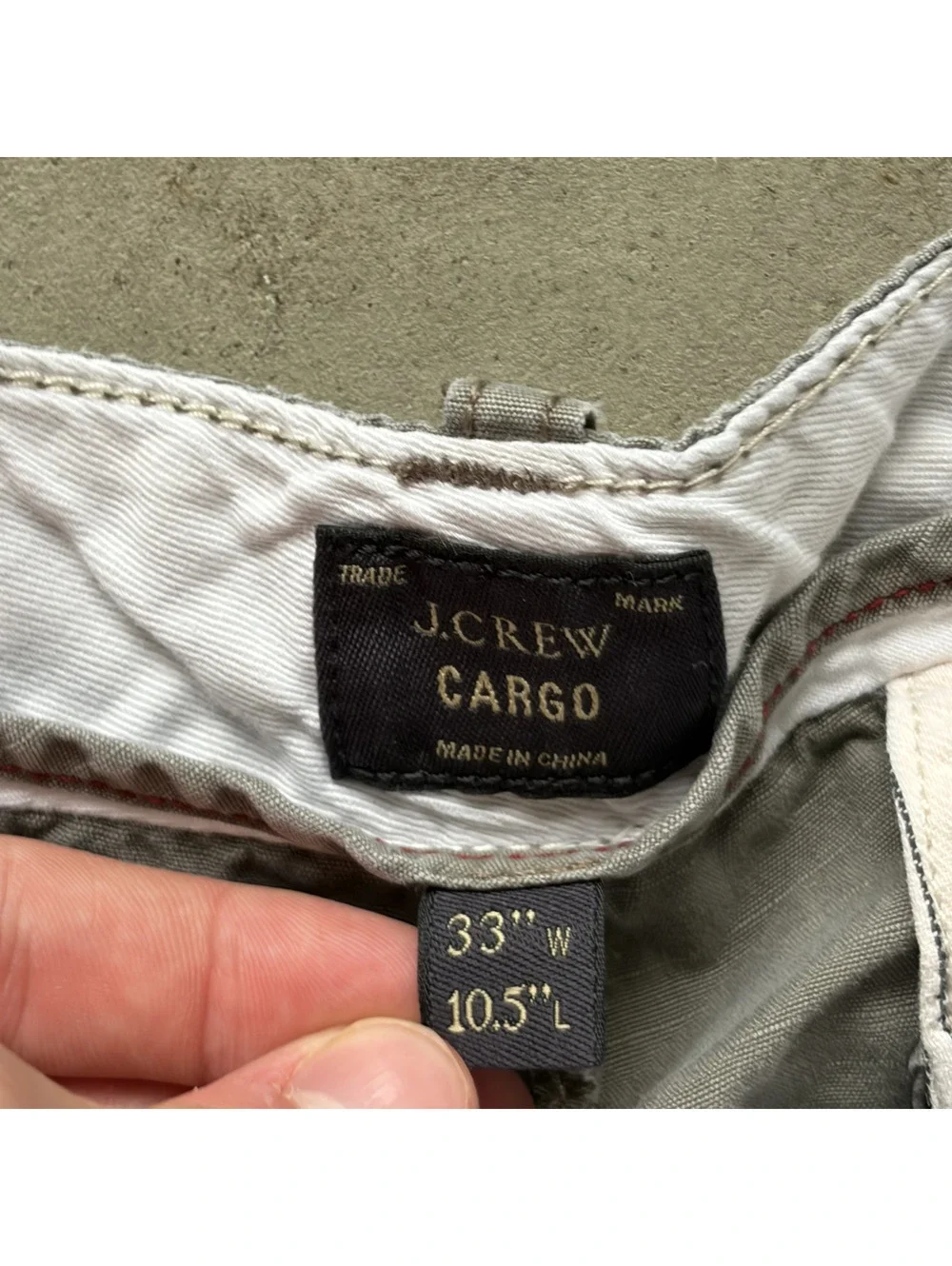 J.Crew Cargo Shorts Gray Size 33 Waist
